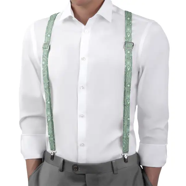 Goldie Paisley Pattern Suspenders