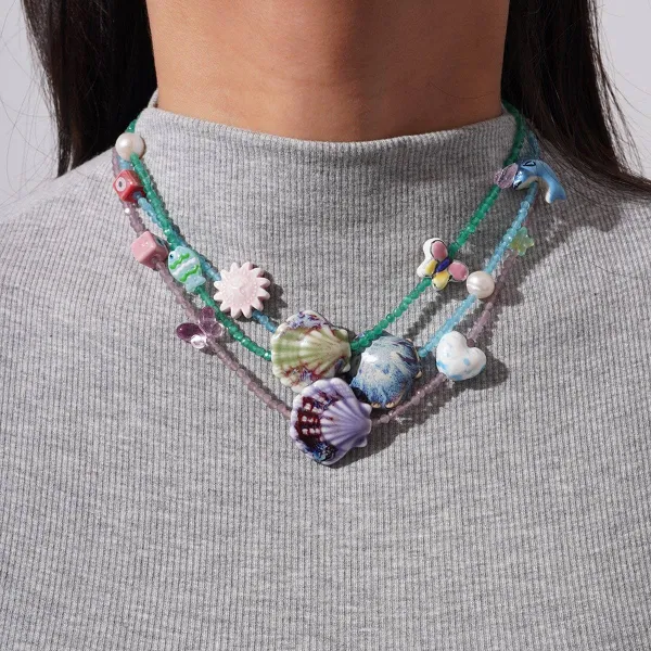 Crystal Shell Necklace