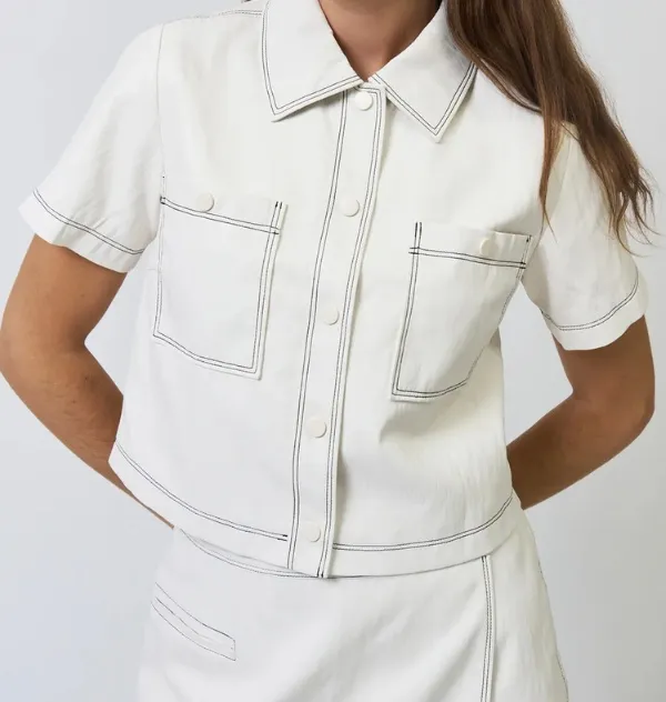 Vegan Cropped Jacket
