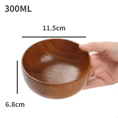 Jujube Wood Serving Bowl Set
