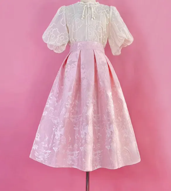 Casual Street Everyday Casual Embroidered Skirt