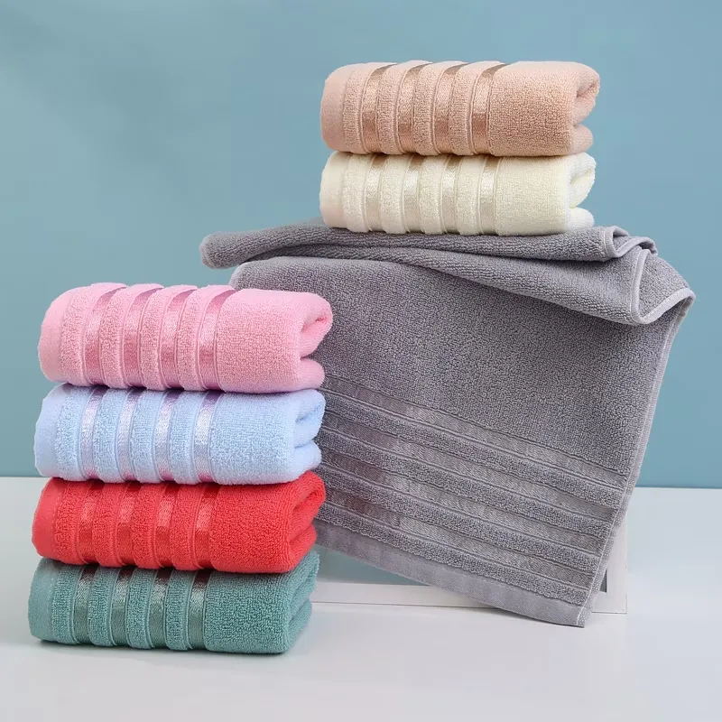 Solid Color Cotton Towel
