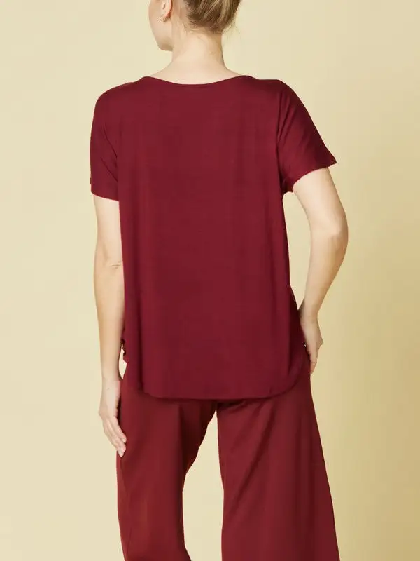 Bamboo Casual Dolman Sleeve Top Tee