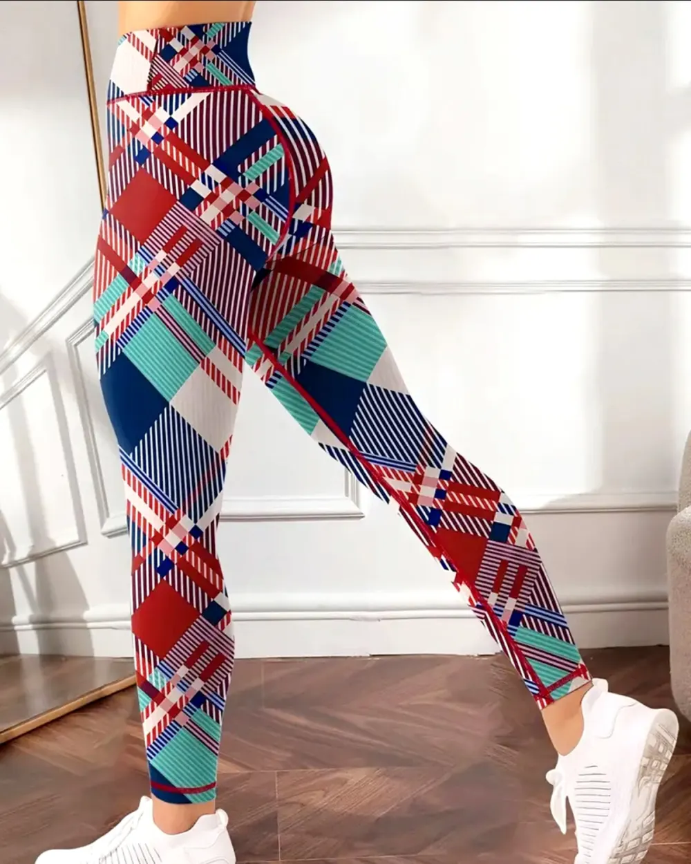 Minimal Plaid Everyday Leggings