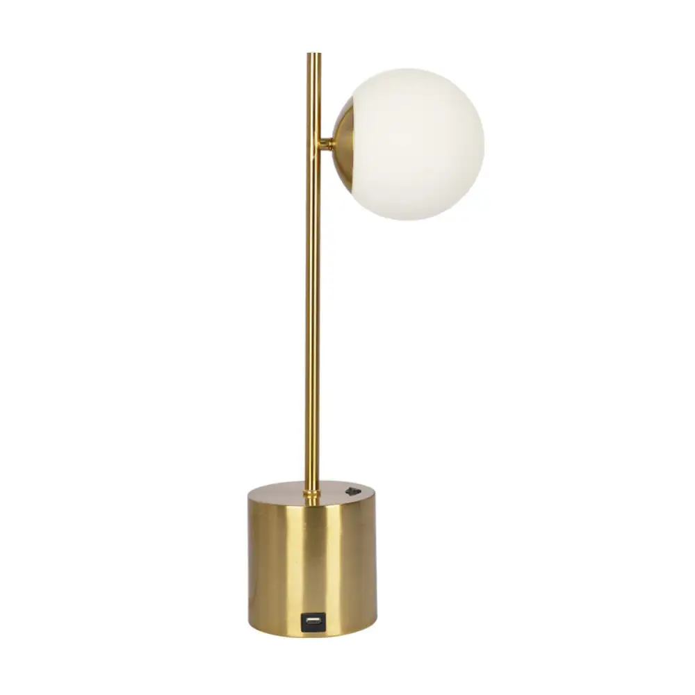Ethereal Brass Metal Table Lamp
