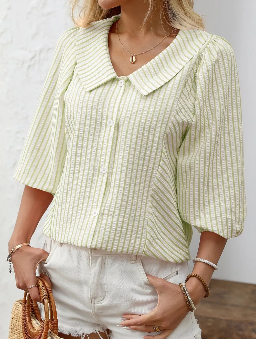 Puff Sleeve Doll Blouse