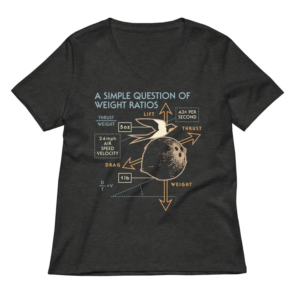 Weight Ratio V Neck Tee