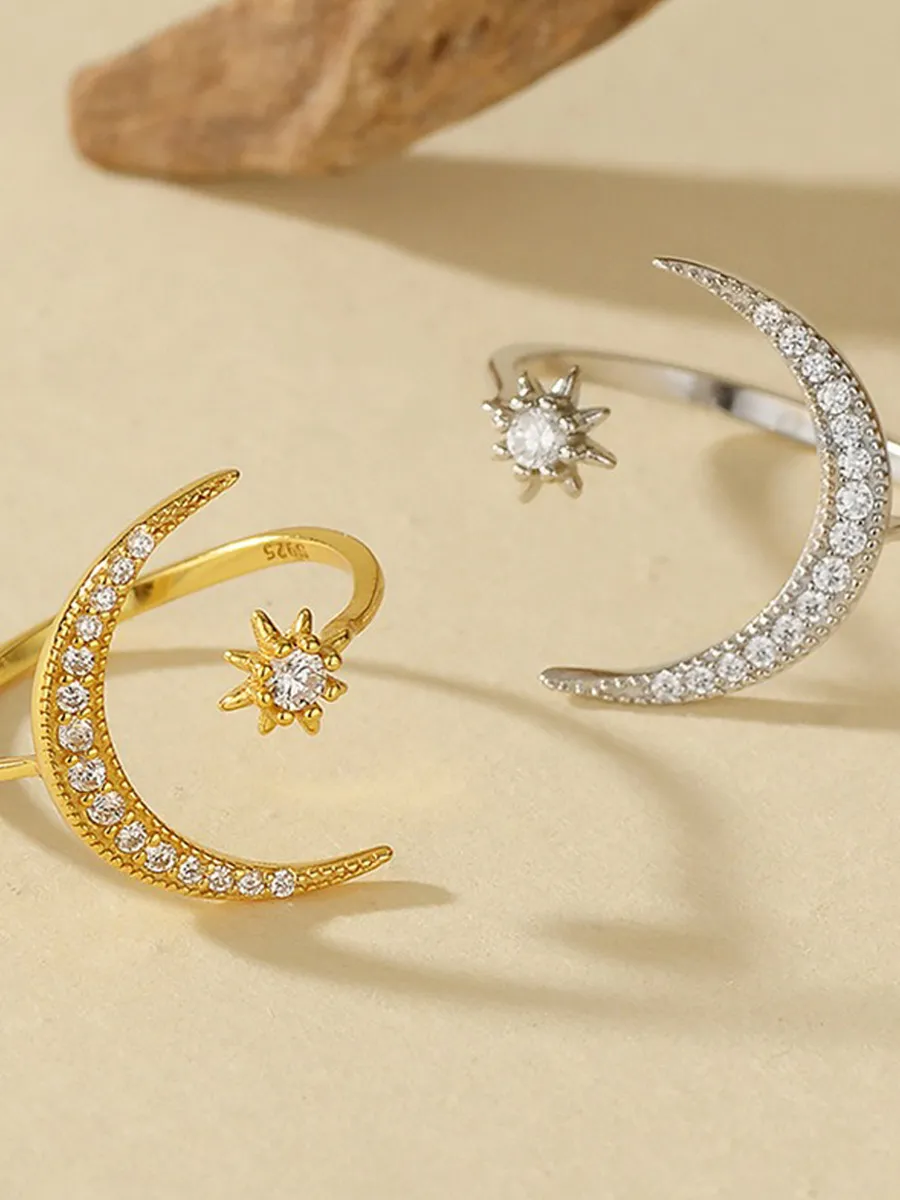Arabella Star And Moon Ring