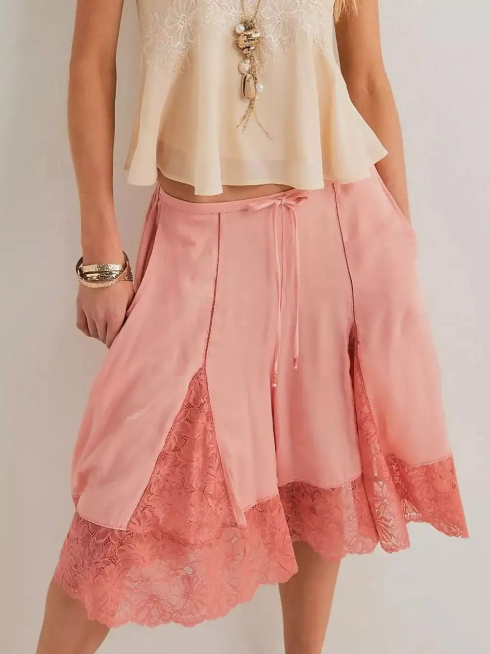 Everyday Lace Trim Shorts