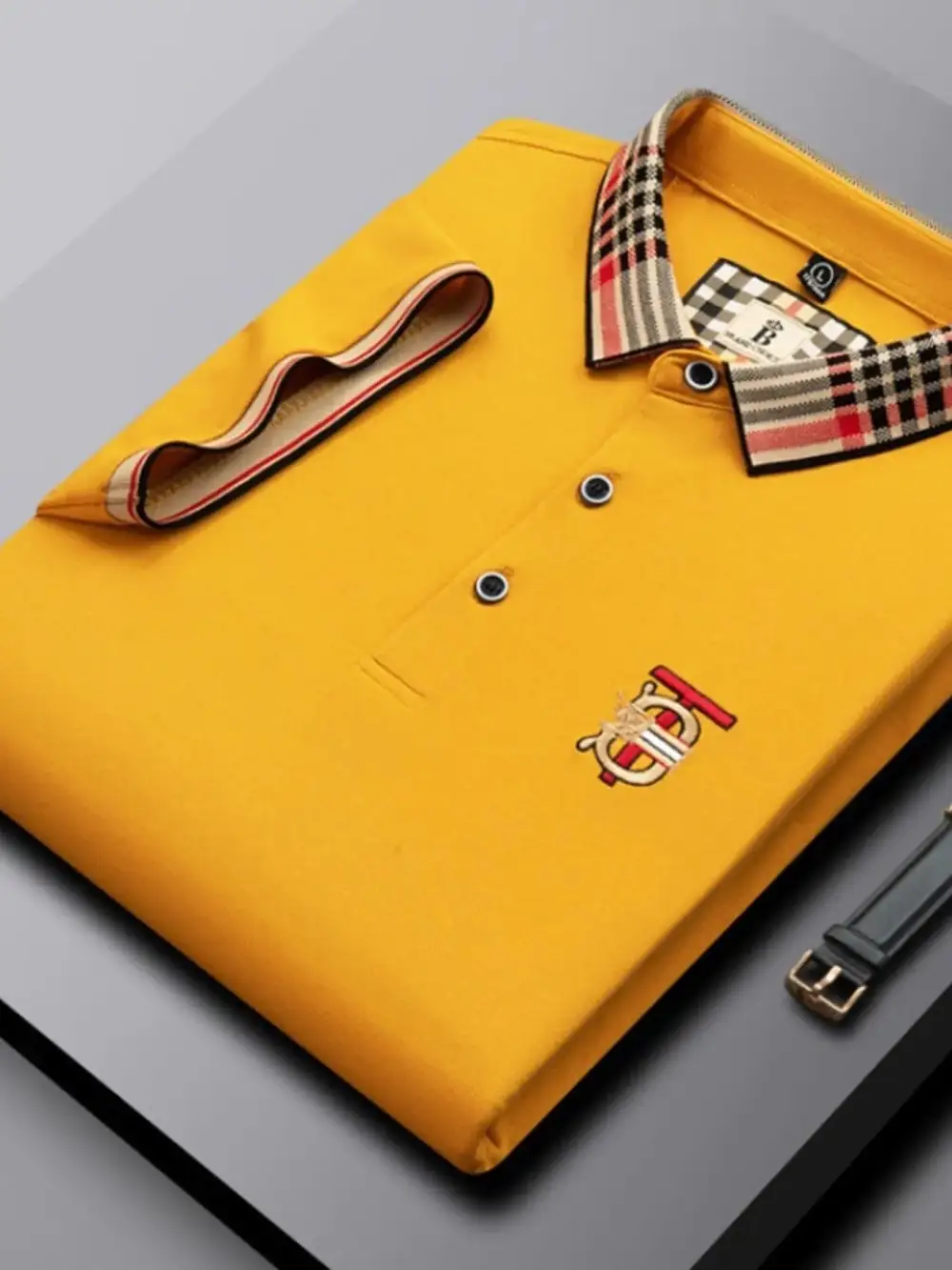 Simple Collared Polo Shirt