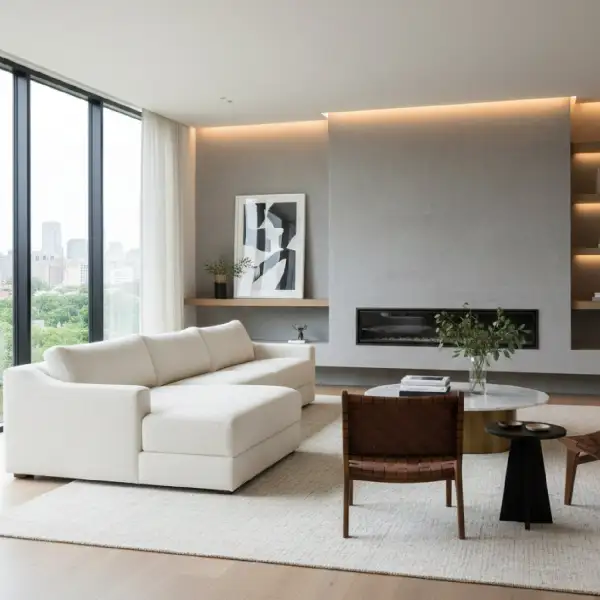 Low-Profile Sectional Sectional Sofa