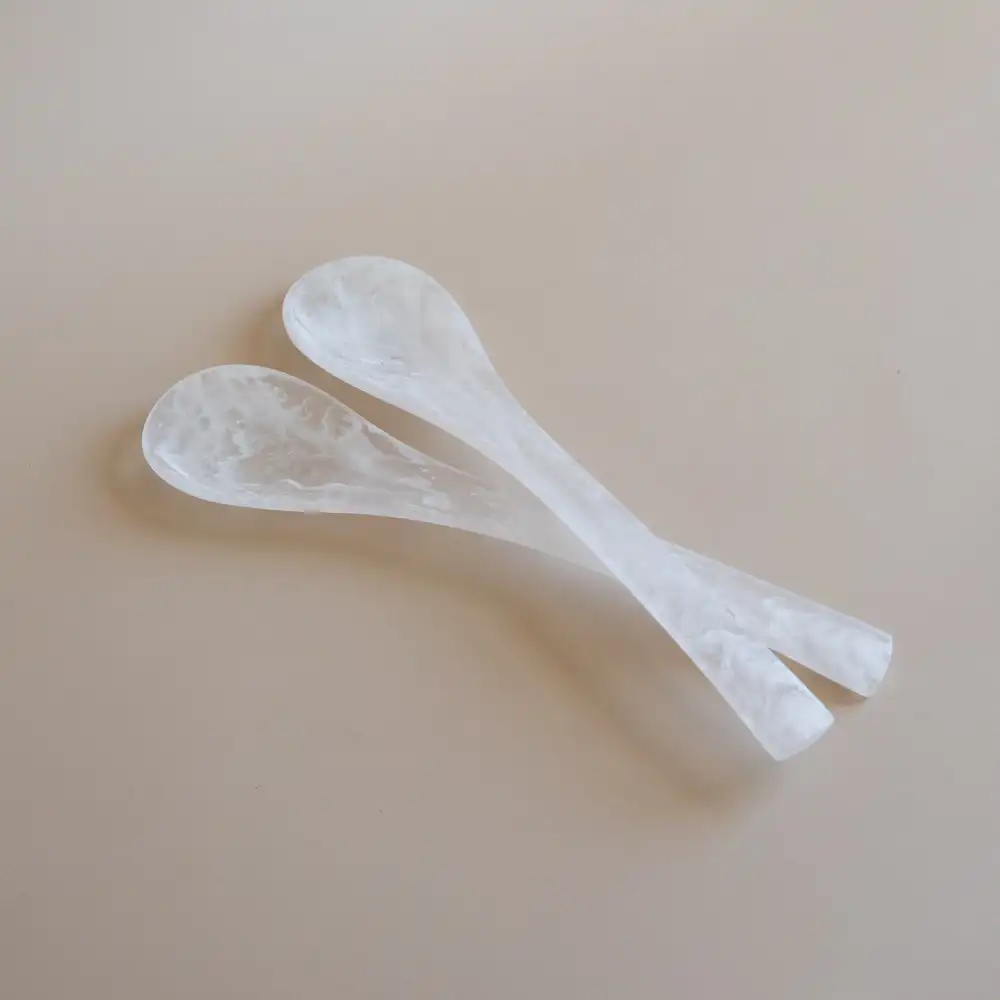 Sculptural Salad Serving Utensils