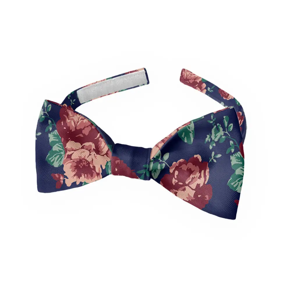 Sylvan Floral Motif Bow Tie