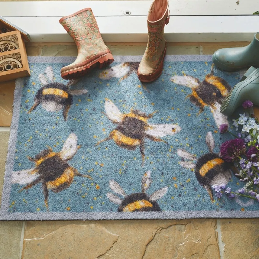 Bee Pattern Door Mat