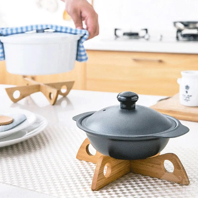 Cross Tray Holder Wooden Removable Table