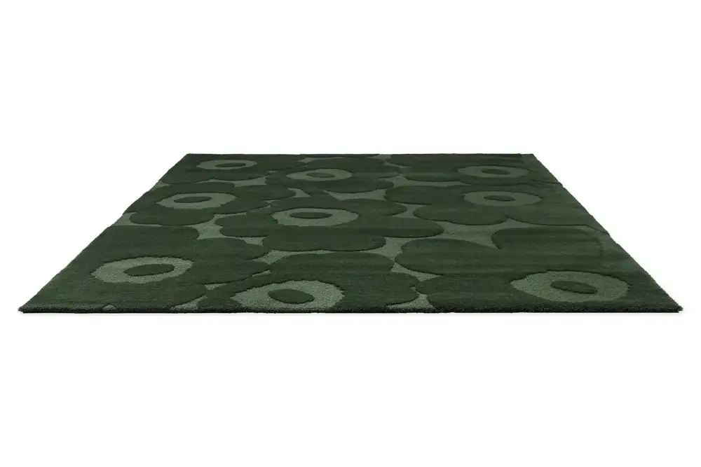 Wool Tufted Floral Layered Area Rug