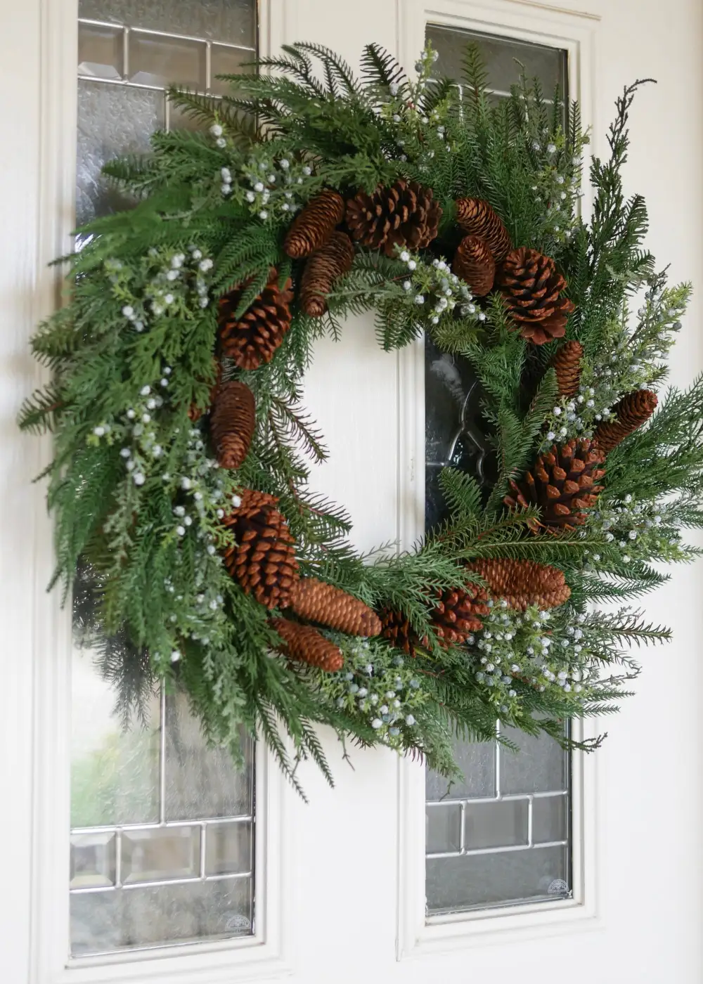 Artificial Berries Cones Wreath