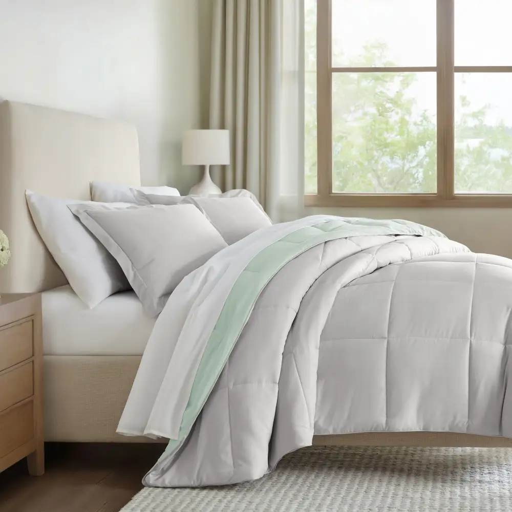 Reversible Down Alternative Comforter Set