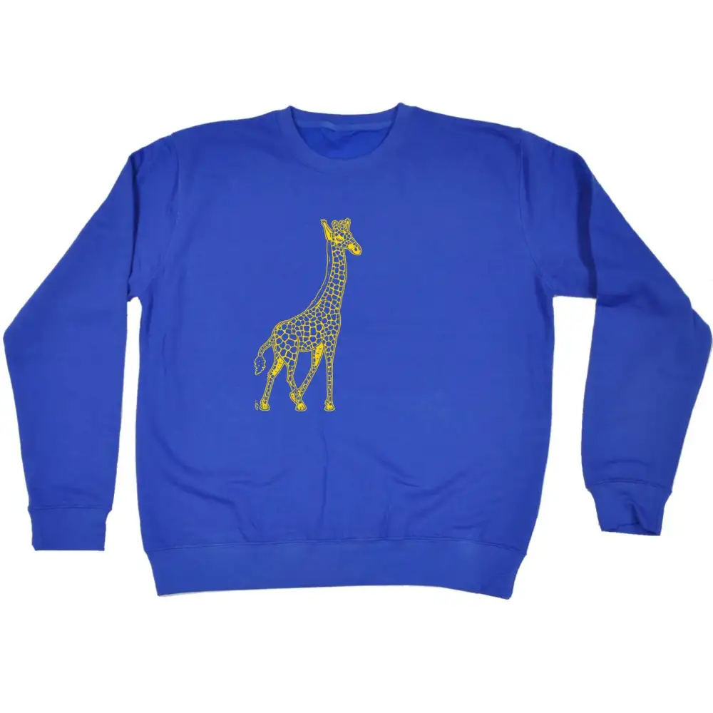 Giraffe Graphic Crewneck Sweatshirt