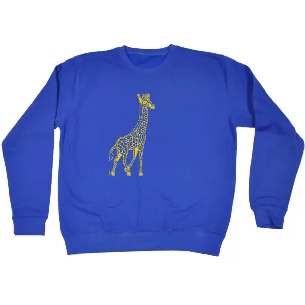 Giraffe Graphic Crewneck Sweatshirt