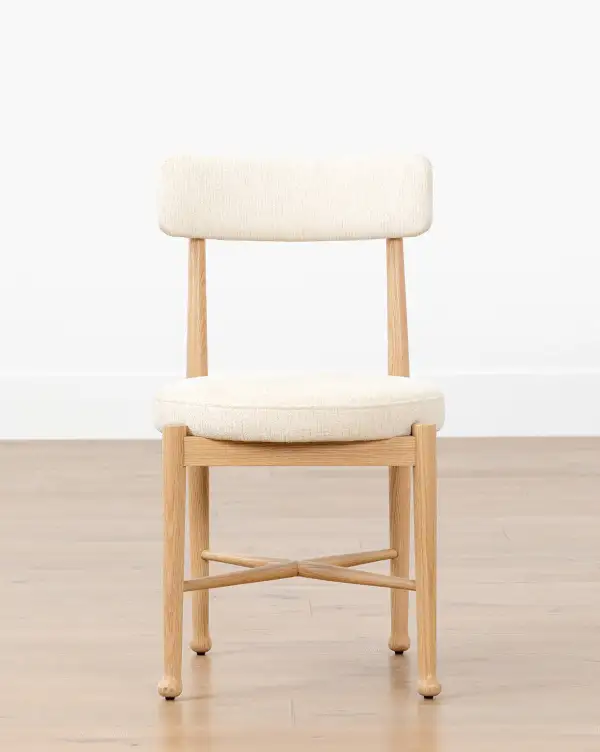 Round Oak Dining Chair