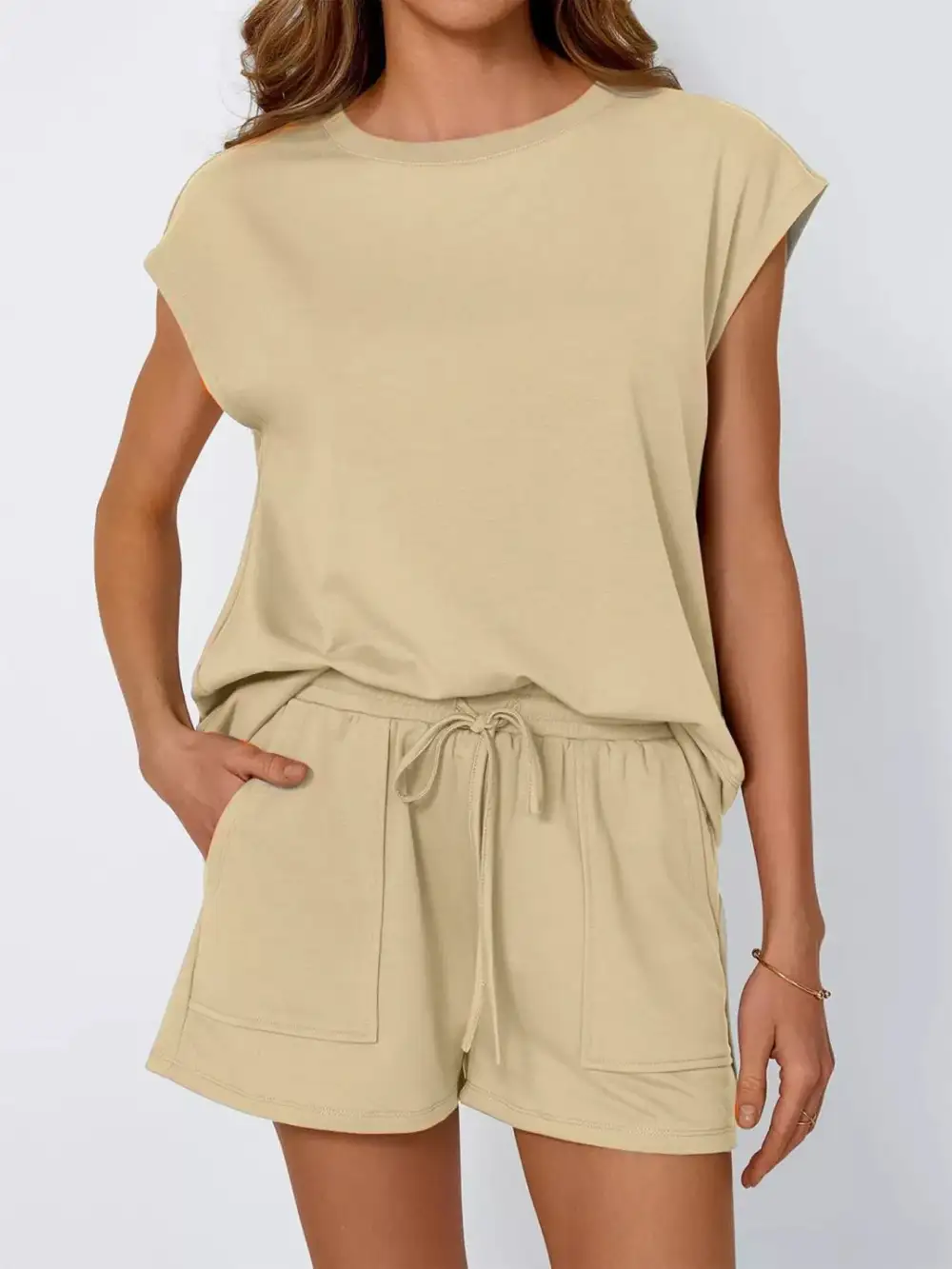 Casual T Shirt Shorts Set