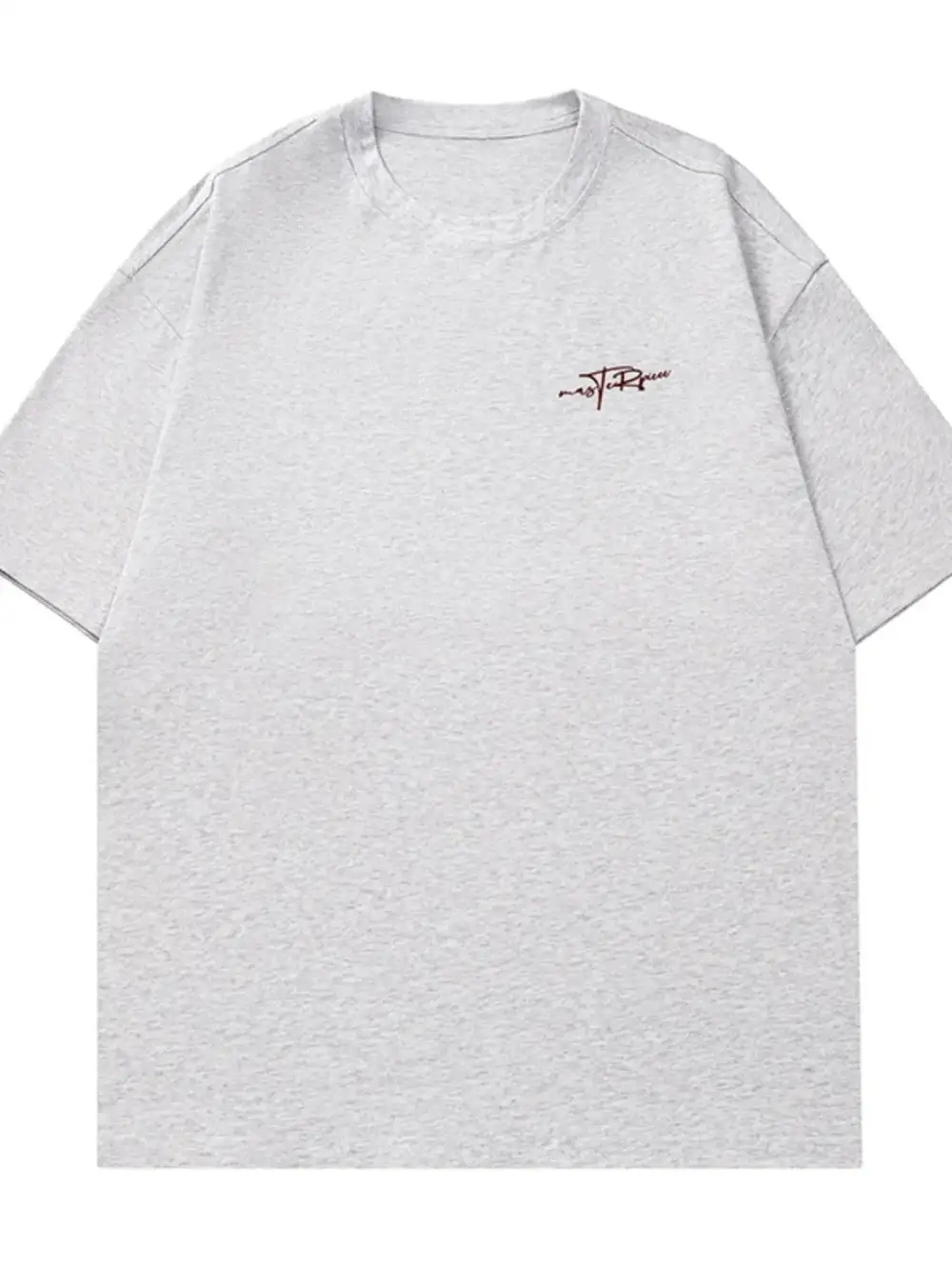 Loose Fit Crew Neck Half Sleeve Tee