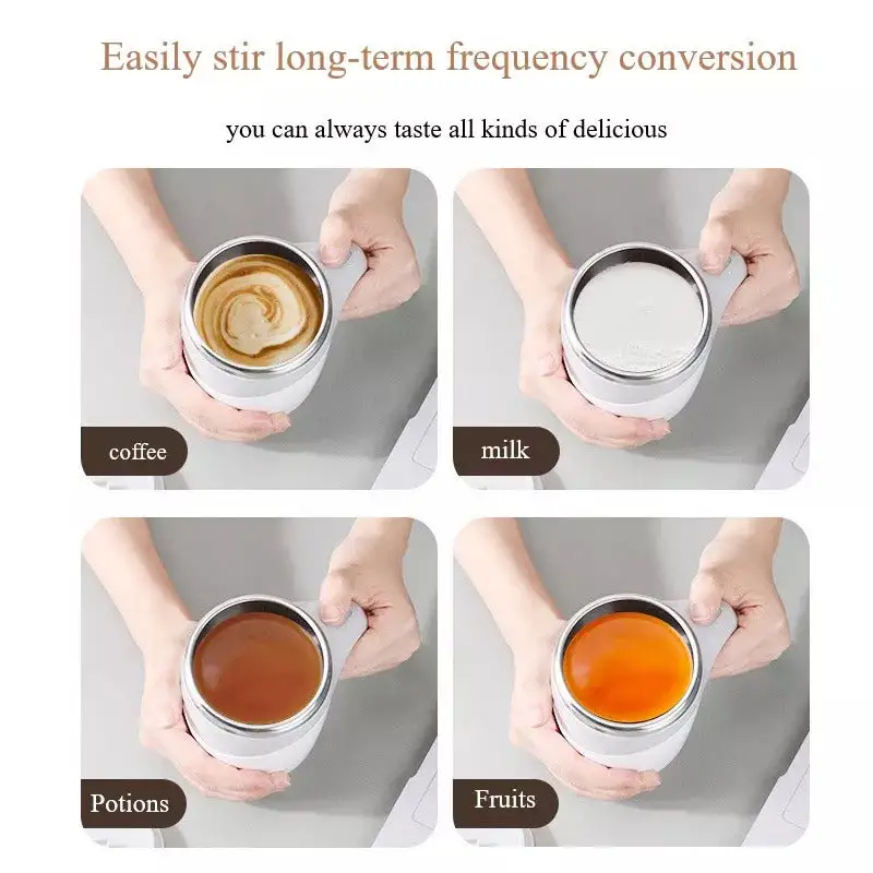 Rotating Rechargeable Coffee Cup