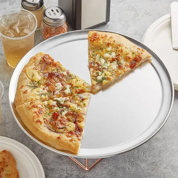 Aluminum Wide Rim Pizza Pan