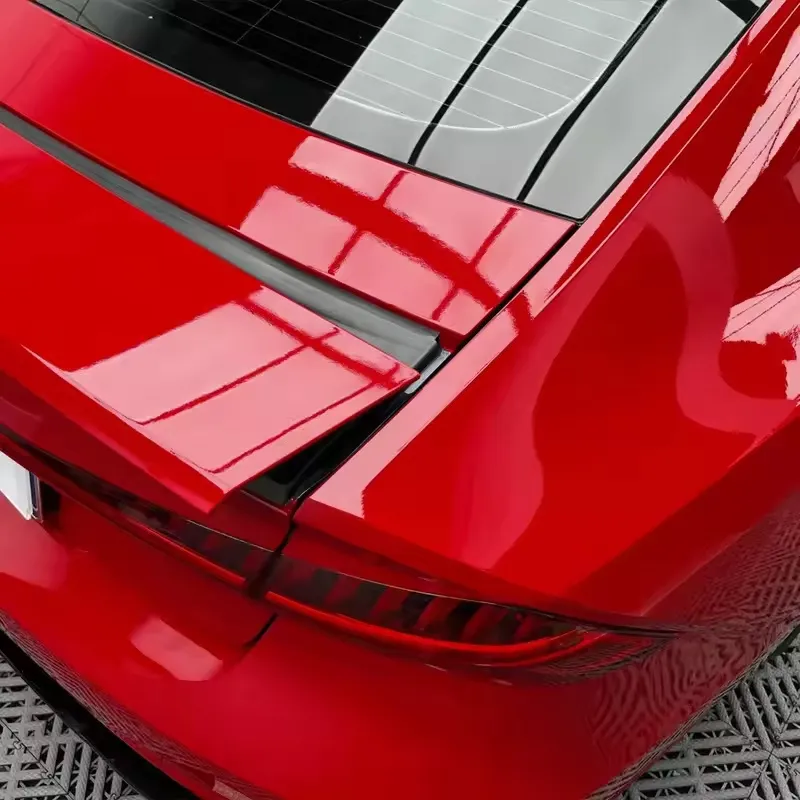 Glossy Bright Red Car Protection Film