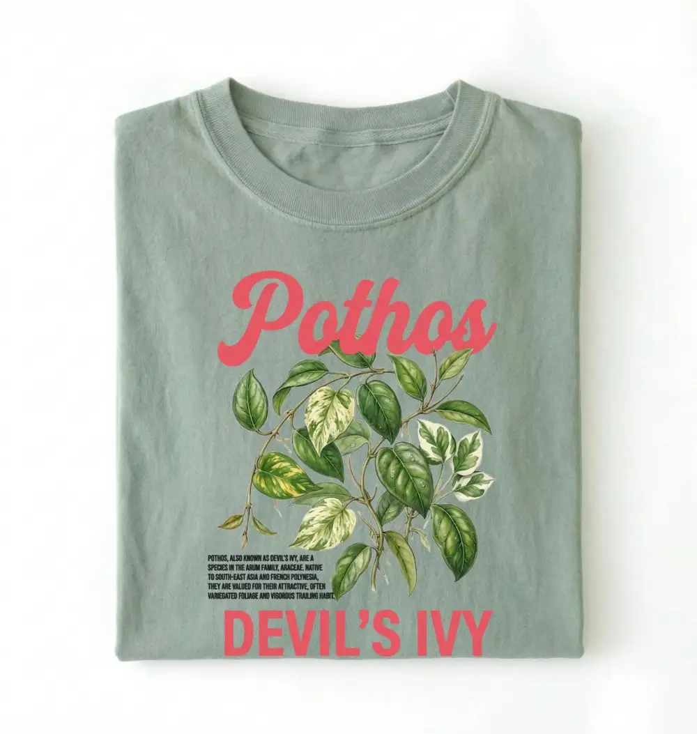 Pothos Ivy Graphic Cotton Tee