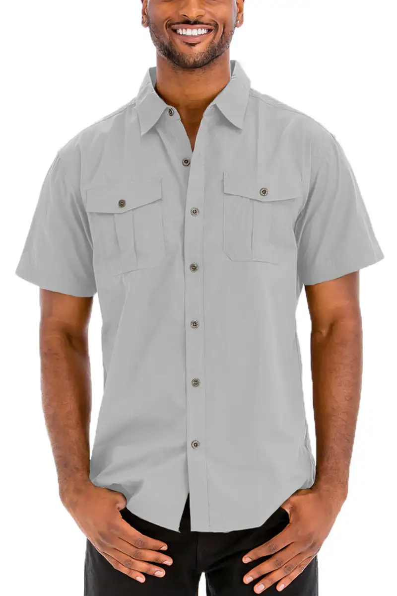 Two Pocket Button-Up Shirt