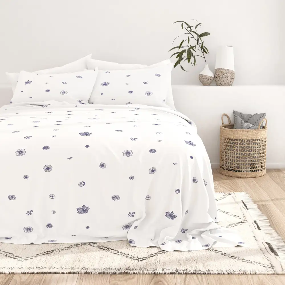 Flowers Pattern Sheet Set