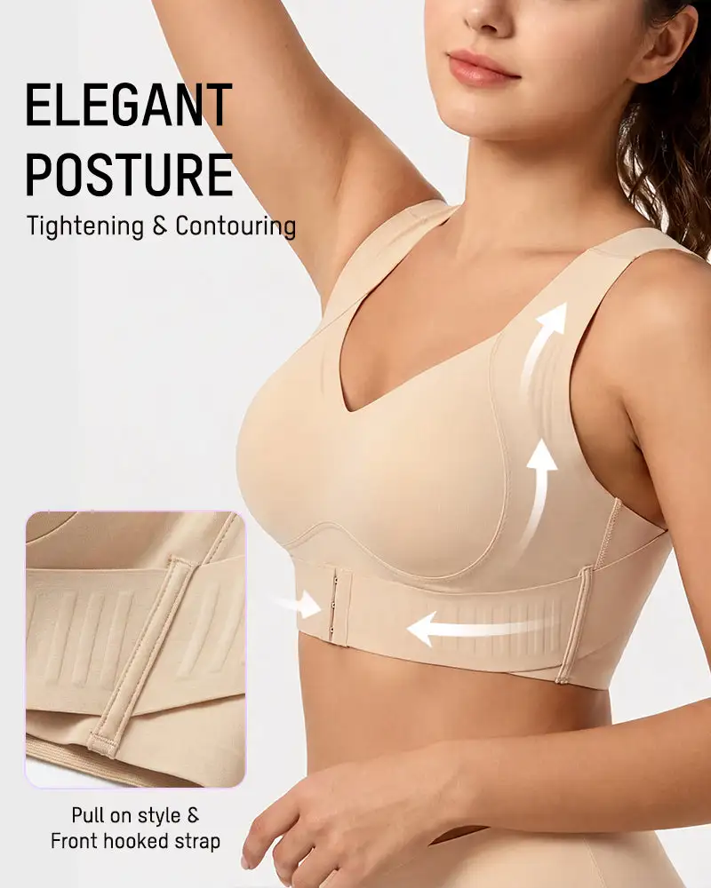 Posture Support Wireless Sports Bra