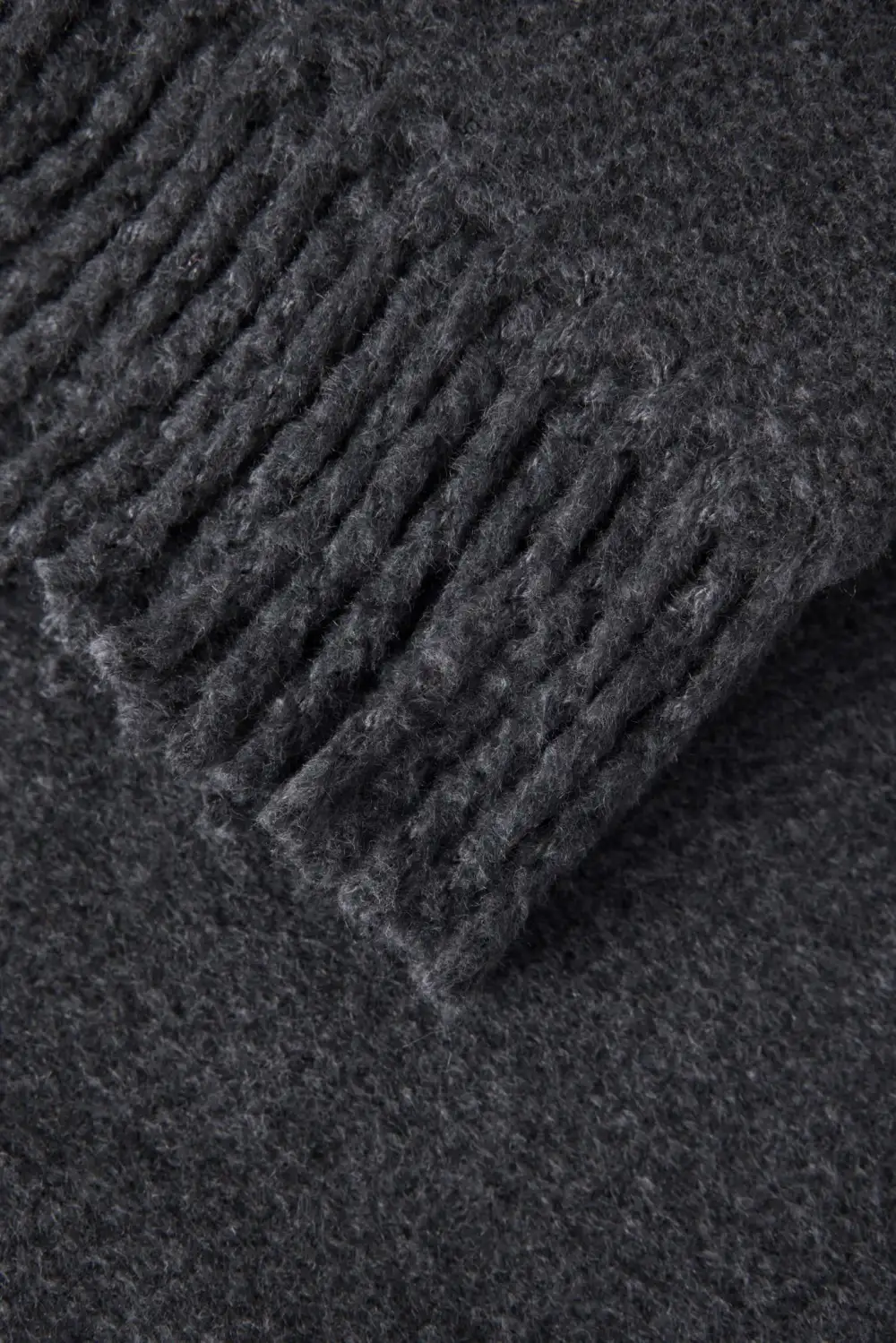 Solid Cotton Blend Throw