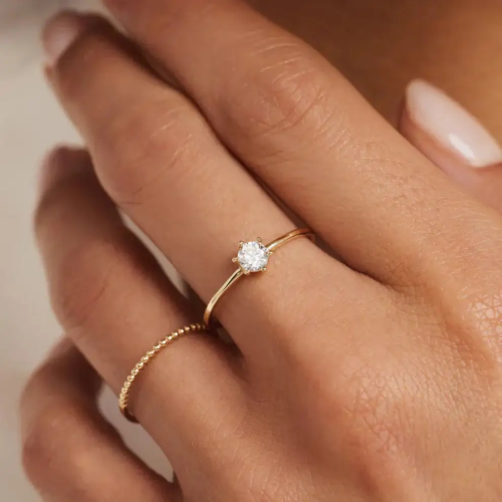 Etched Band Ring