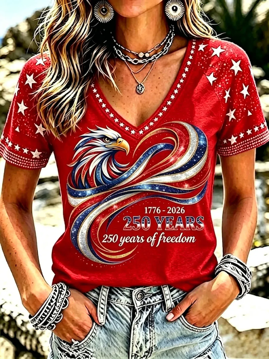 Women'S U.S. 250Th Anniversary  Print T-Shirt