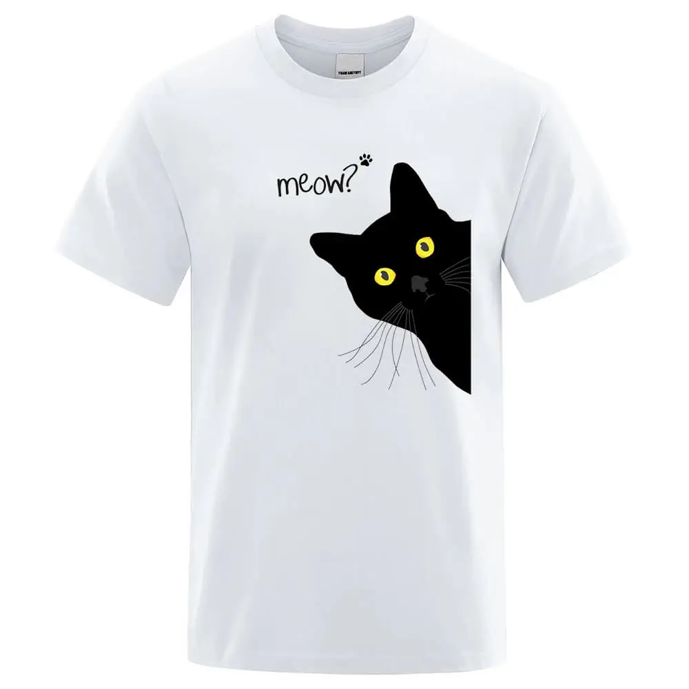 Laidback Cat Graphic T-Shirt