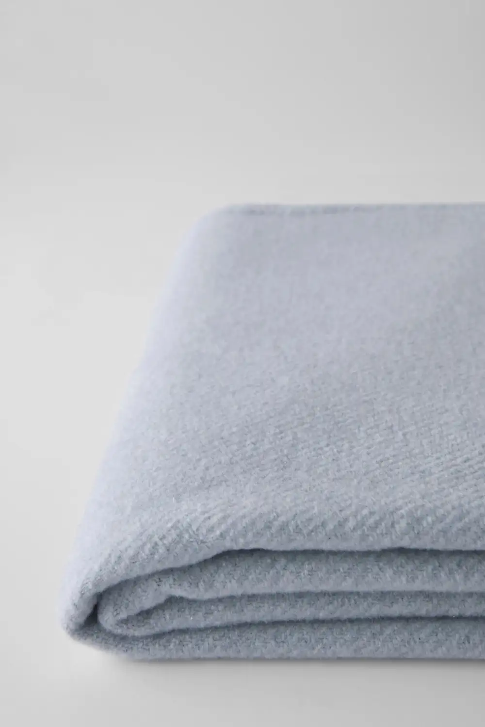 Solid Cotton Blend Throw