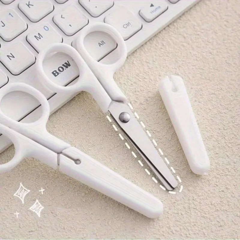 2 Pcs Retractable Office Scissors