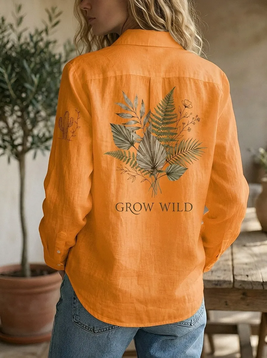 Nature Lover Grow Casual Shirt Casual