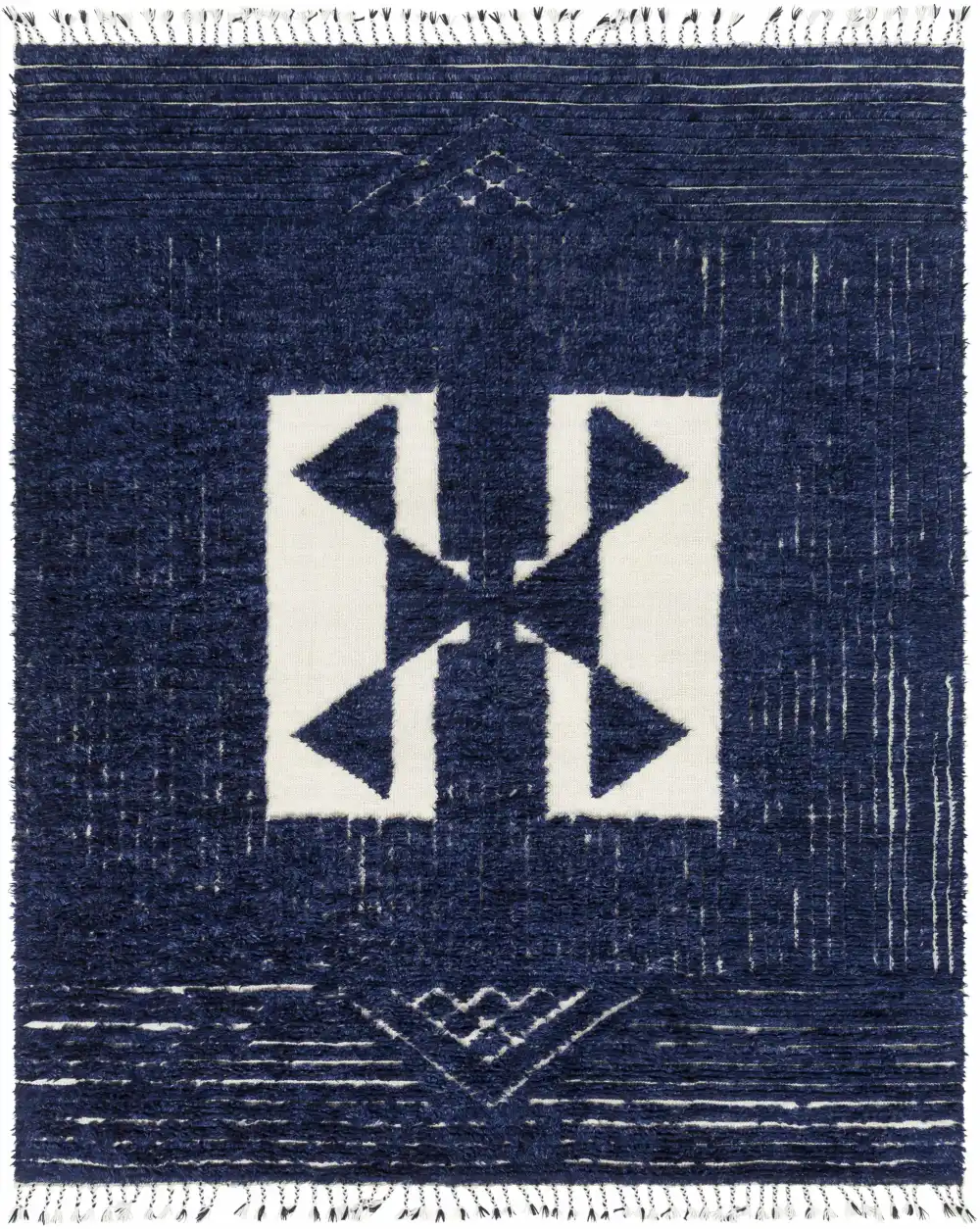 Balanced Bohemian Hand Knotted Wool Area Rug