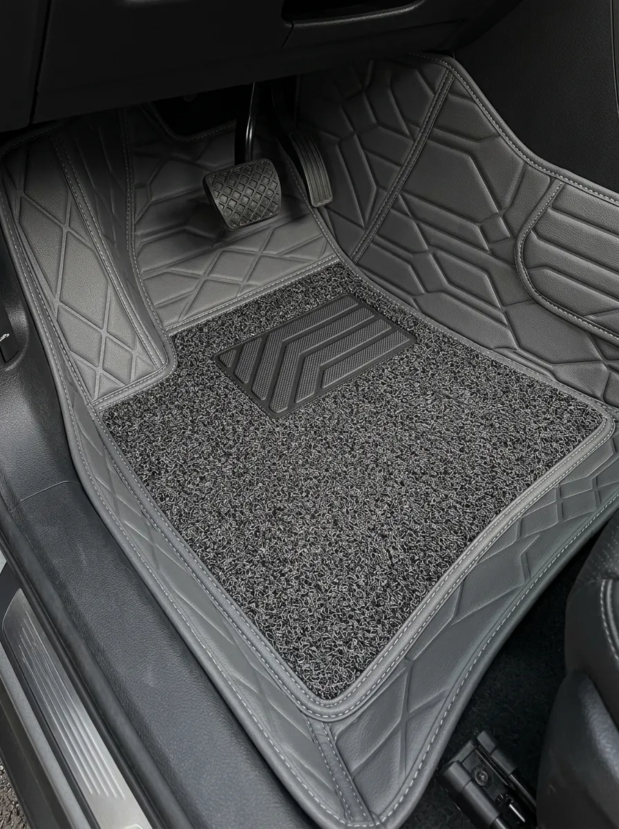 Diamond-Pattern Car Floor Mats