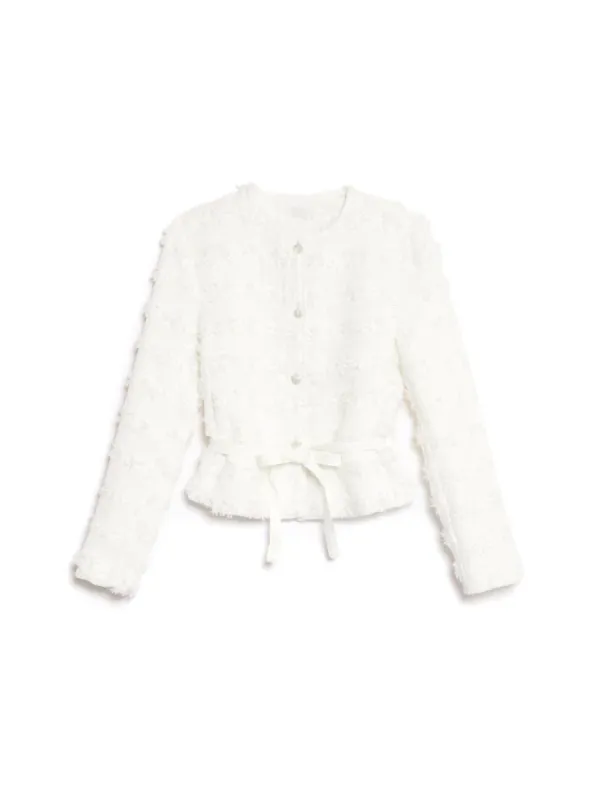 Crew Neck Casual Style Jacket