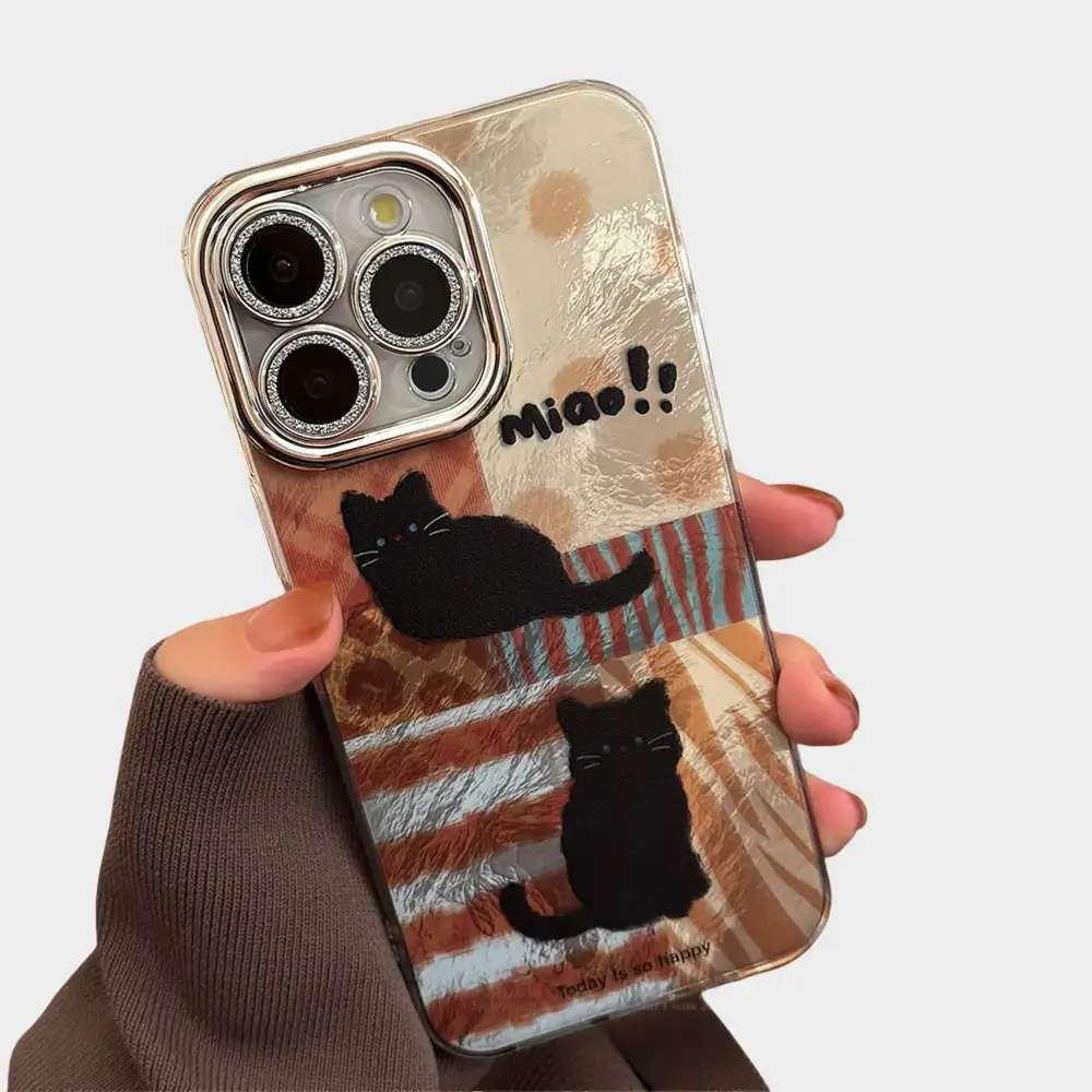 Cat Glossy Phone Case
