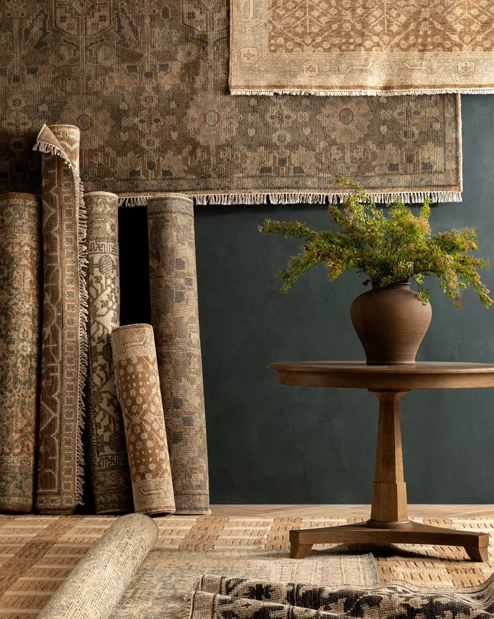 Textural Hand-Tufted Wool Area Rug