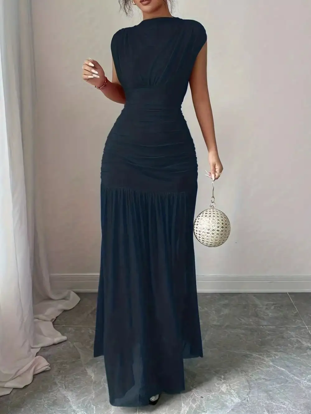 Bodycon Cotton Maxi Dress