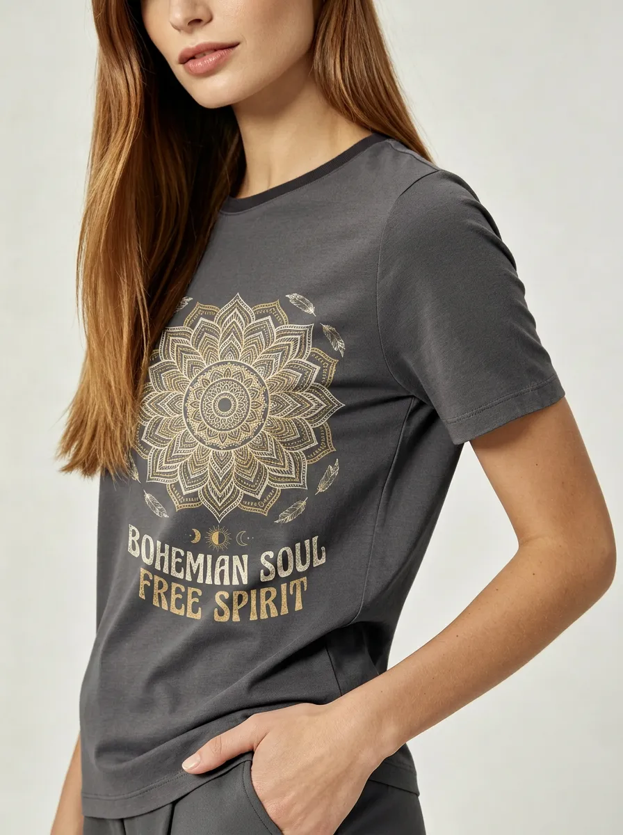 Bohemian Soul Mandala T-Shirt