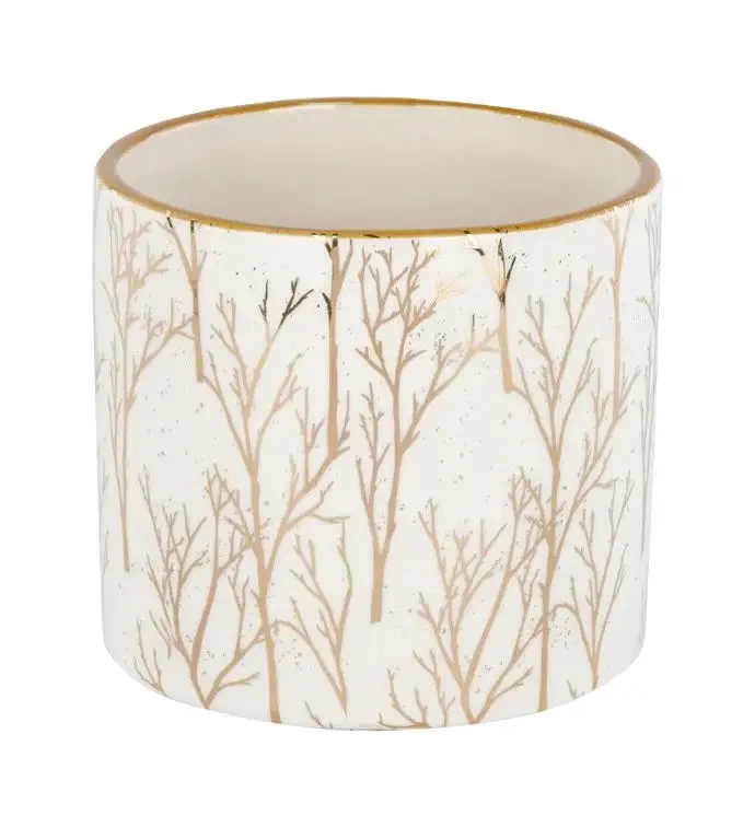 Branch Accent Ceramic Planter