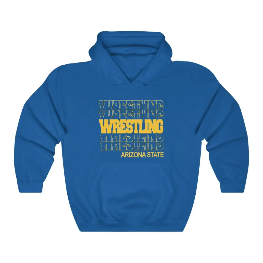 Everyday Modern Stacked Wrestling Graphic Pullover Hoodie